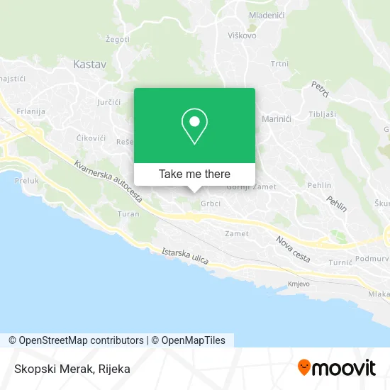Skopski Merak map