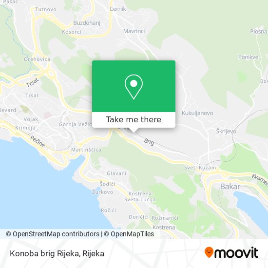 Konoba brig Rijeka map