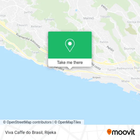 Viva Caffe do Brasil map