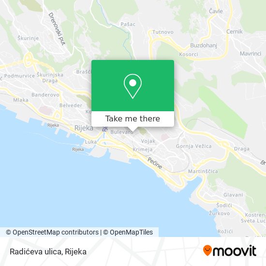 Radićeva ulica map