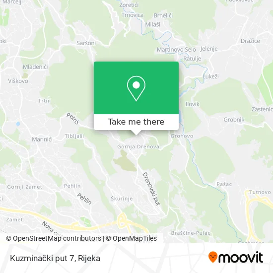 Kuzminački put 7 map
