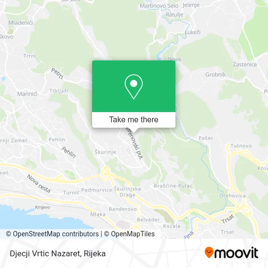 Djecji Vrtic Nazaret map