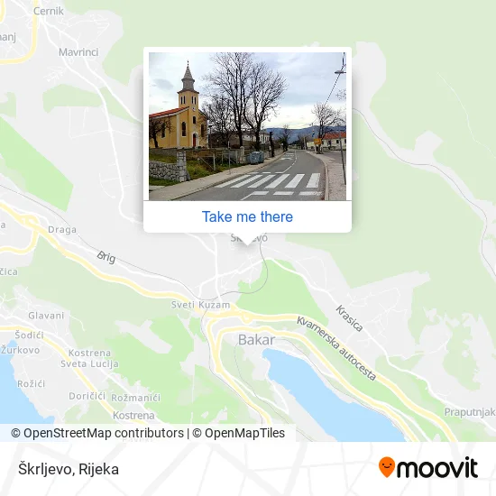 Škrljevo map