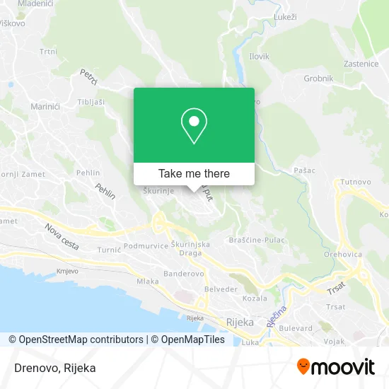 Drenovo map