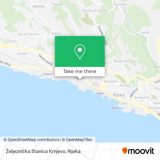 Željeznička Stanica Krnjevo map