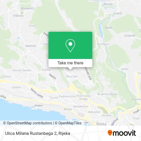 Ulica Milana Rustanbega 2 map