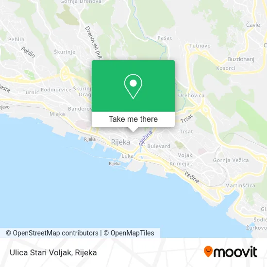 Ulica Stari Voljak map