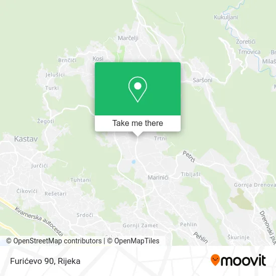 Furićevo 90 map