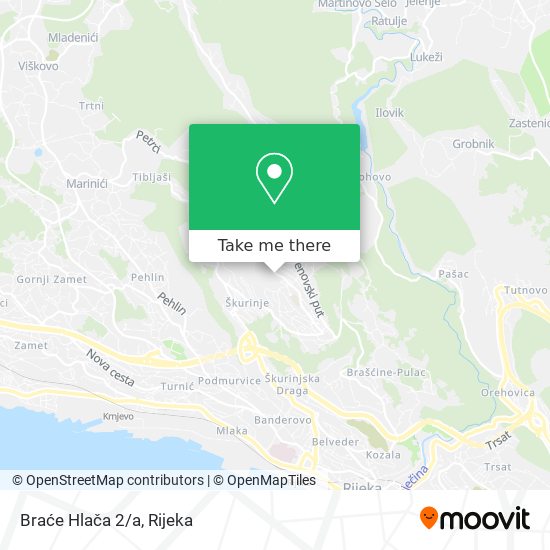 Braće Hlača 2/a map