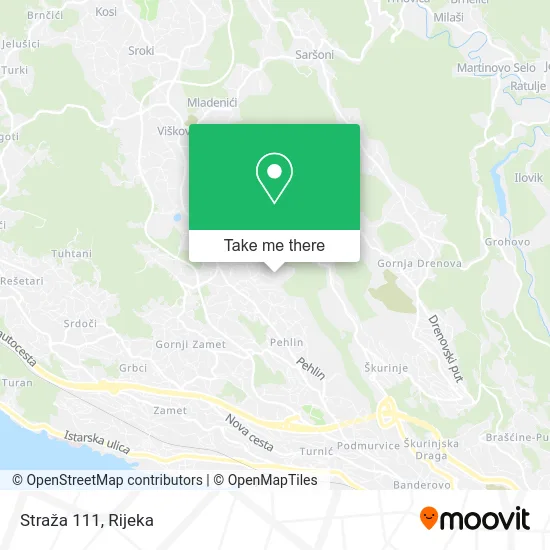 Straža 111 map
