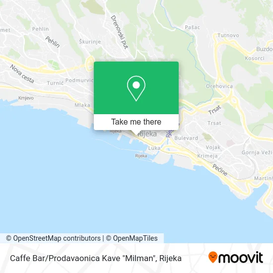 Caffe Bar / Prodavaonica Kave "Milman" map