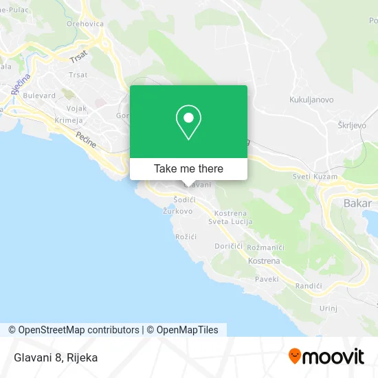 Glavani 8 map