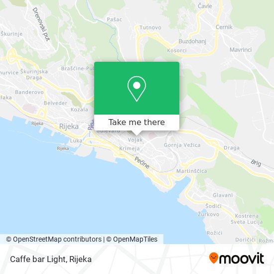 Caffe bar Light map