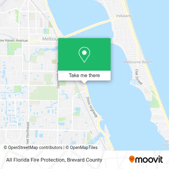 All Florida Fire Protection map