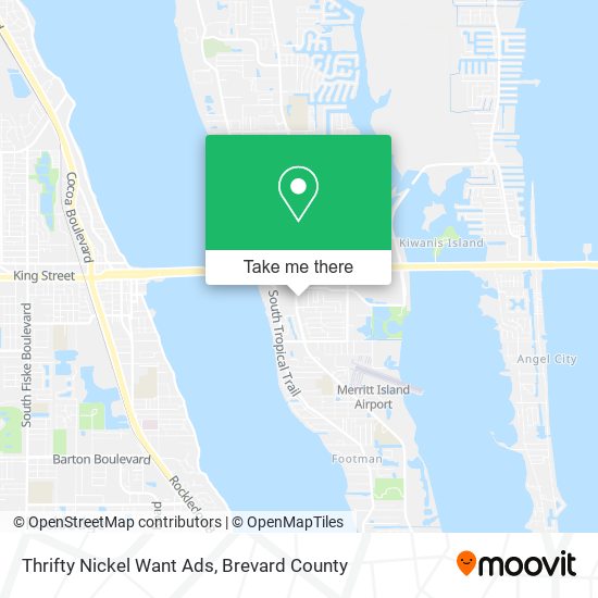 Thrifty Nickel Want Ads map