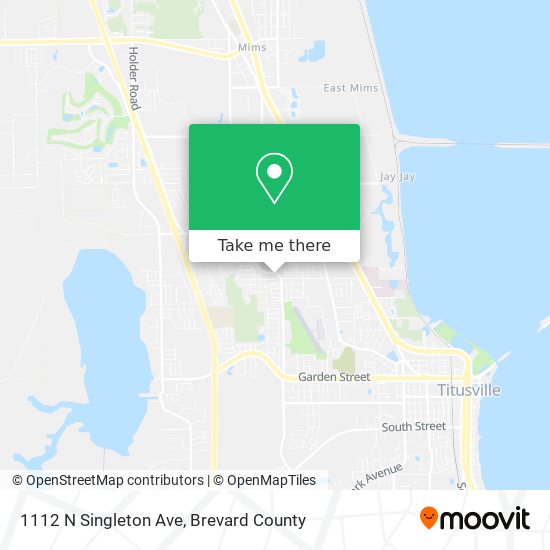 Mapa de 1112 N Singleton Ave