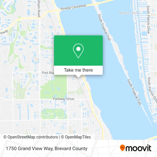 1750 Grand View Way map