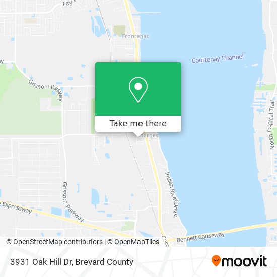 3931 Oak Hill Dr map