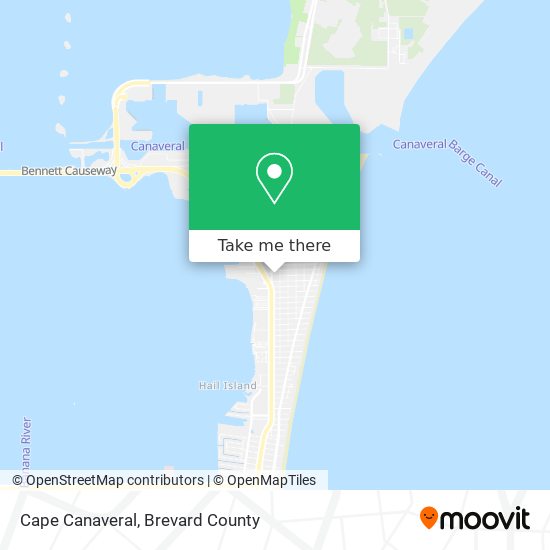 Mapa de Cape Canaveral