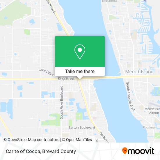 Carite of Cocoa map