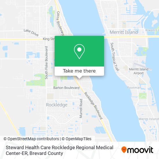 Mapa de Steward Health Care Rockledge Regional Medical Center-ER