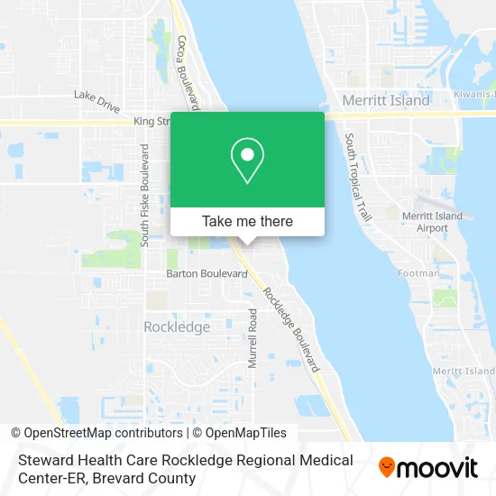 Steward Health Care Rockledge Regional Medical Center-ER map
