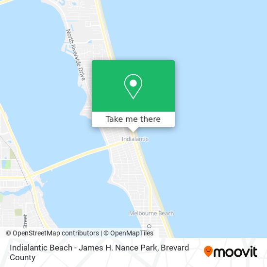 Mapa de Indialantic Beach - James H. Nance Park