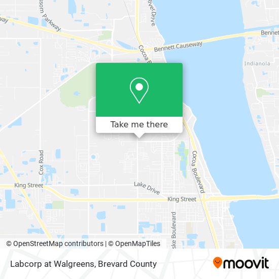 Labcorp at Walgreens map