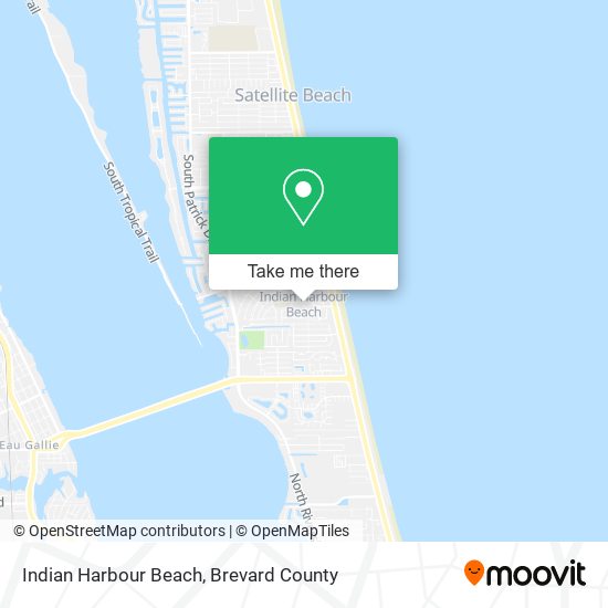 Indian Harbour Beach map