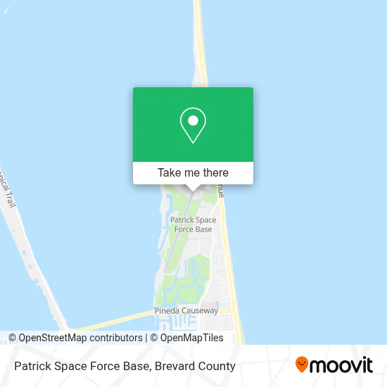 Patrick Air Force Base map