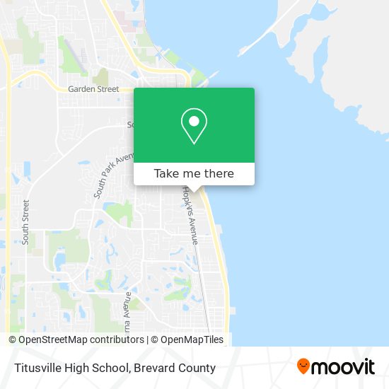 Titusville High School map