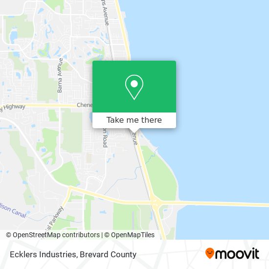 Ecklers Industries map