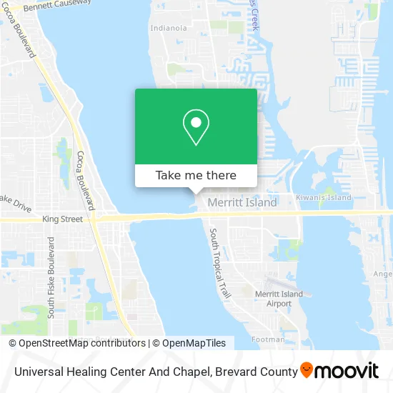 Universal Healing Center And Chapel map