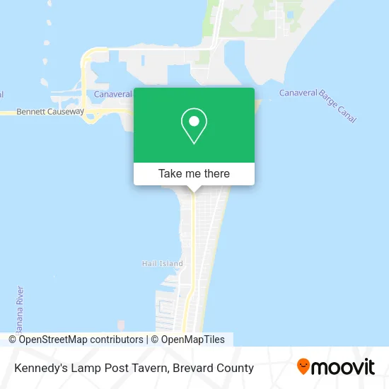 Kennedy's Lamp Post Tavern map