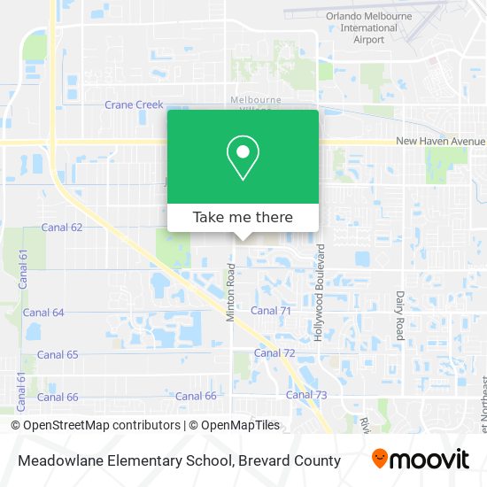 Meadowlane Elementary School map