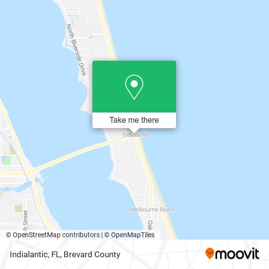 Indialantic, FL map