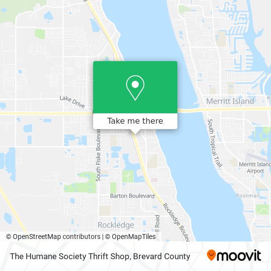 Mapa de The Humane Society Thrift Shop