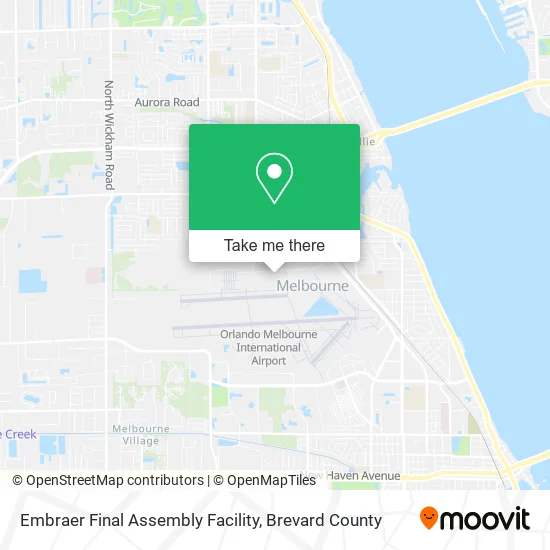 Embraer Final Assembly Facility map