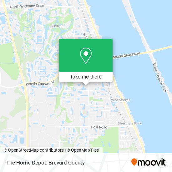The Home Depot map