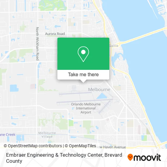 Embraer Engineering & Technology Center map