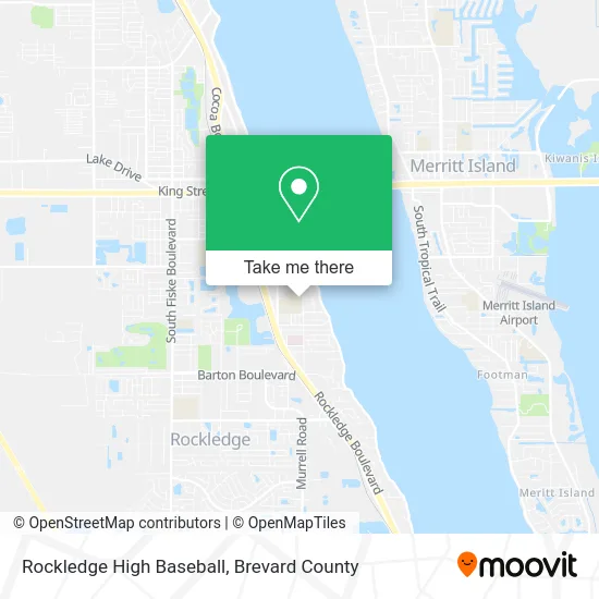Rockledge High Baseball map