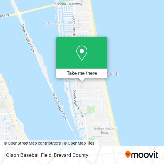 Olson Baseball Field map