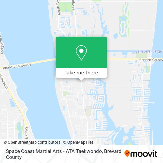 Mapa de Space Coast Martial Arts - ATA Taekwondo