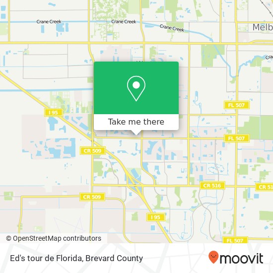 Ed's tour de Florida map