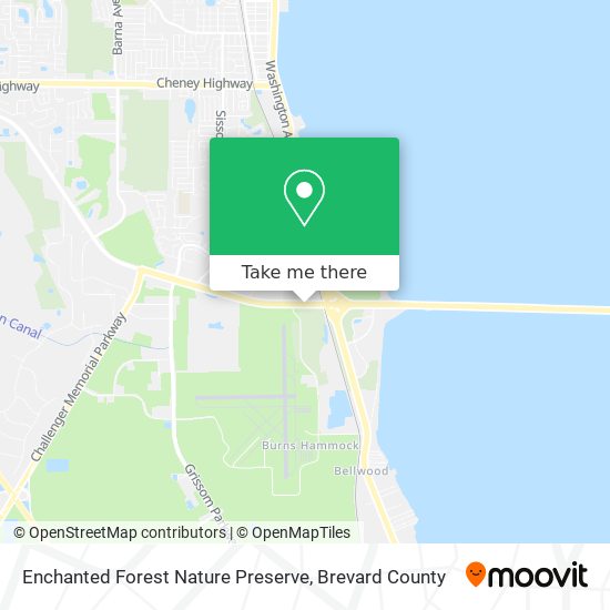 Enchanted Forest Nature Preserve map