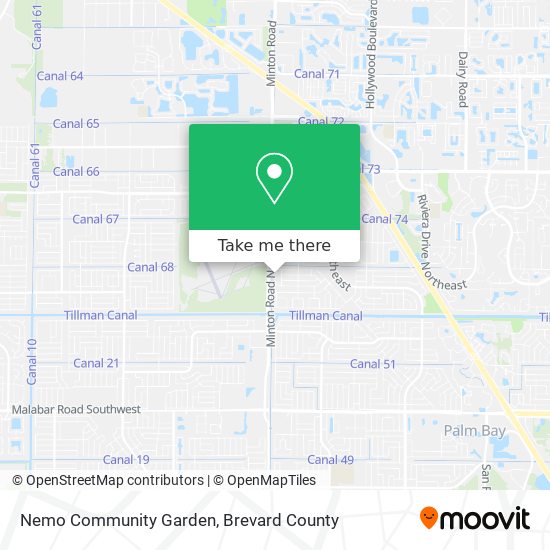 Mapa de Nemo Community Garden