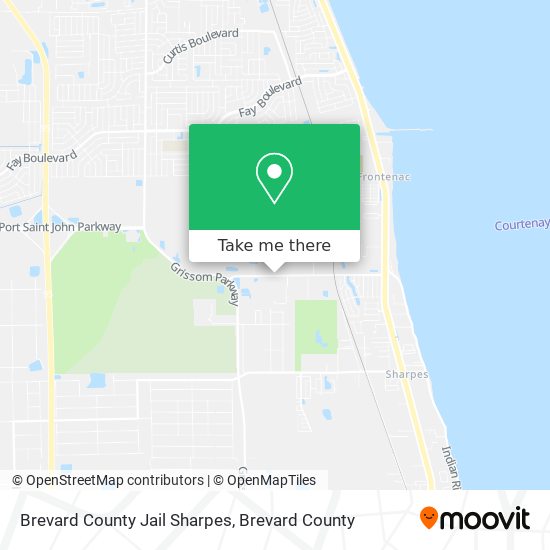 Brevard County Jail Sharpes map