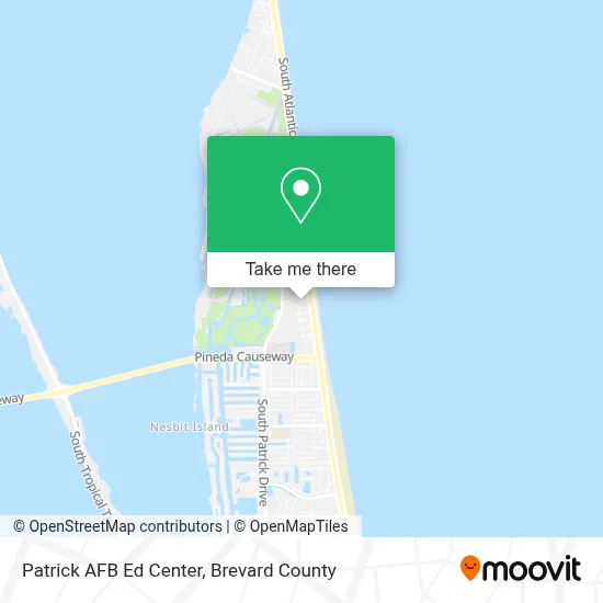 Patrick AFB Ed Center map