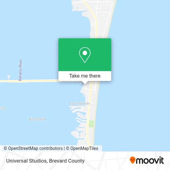 Universal Studios map