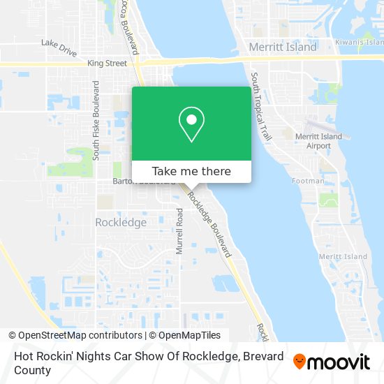 Mapa de Hot Rockin' Nights Car Show Of Rockledge